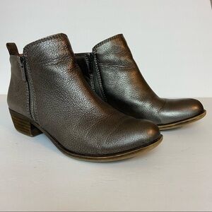 Lucky Brand Basel Ankle Booties Women's Size 7.5 M